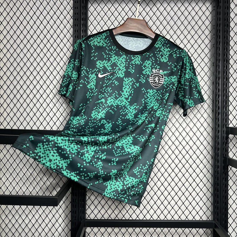 Camisa Sporting Pré-Jogo 24/25 - Nike Torcedor Masculina