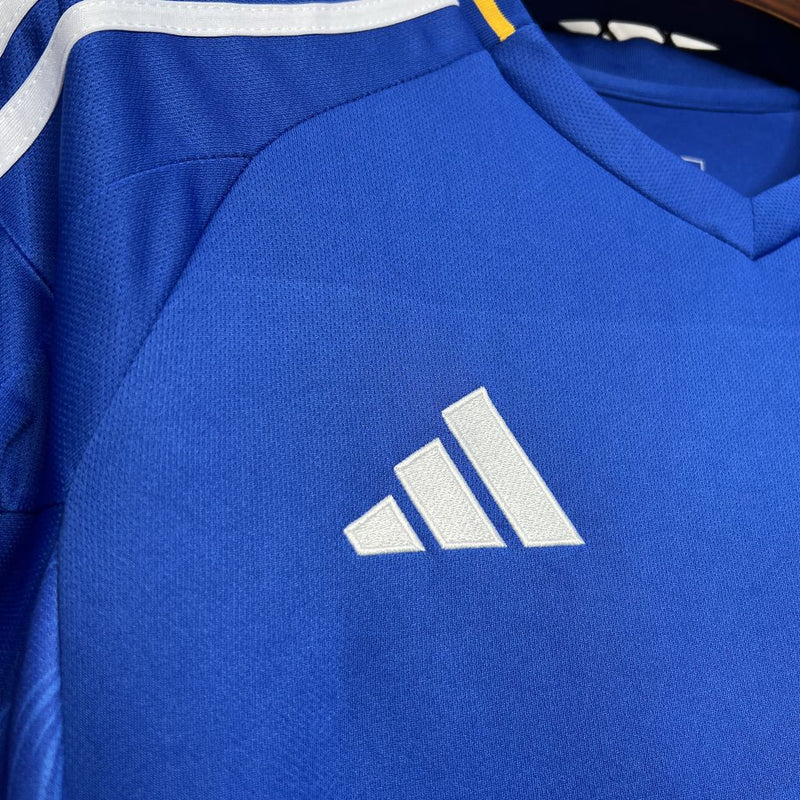 Camisa Leicester Home 24/25 Adidas Torcedor Masculina