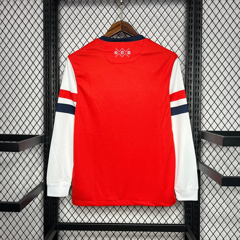 Camisa Arsenal Titular 12/13 - Versão Retro Manga Comprida