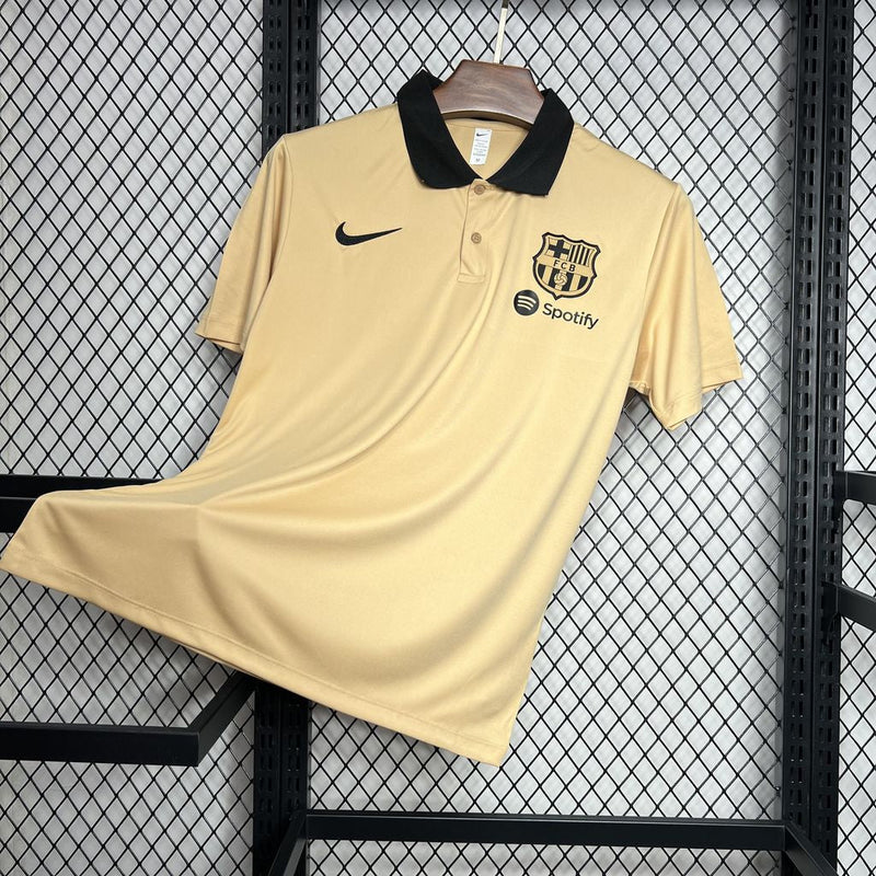 Camisa Barcelona Polo Khaki 24/25