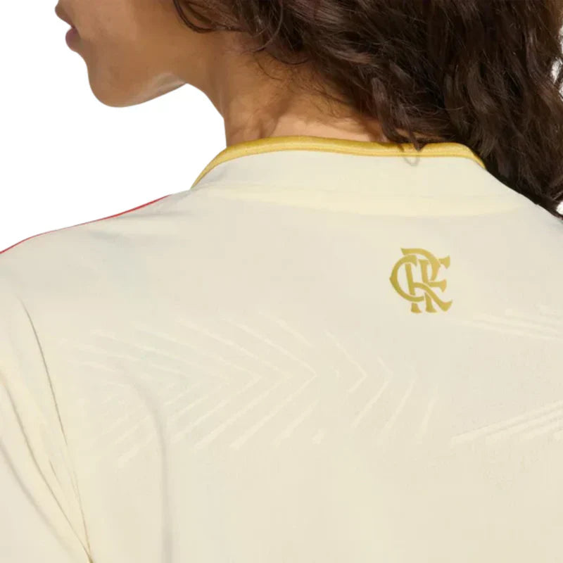 Camisa Flamengo III 2025/26 - Versão Torcedor Feminina - Bege