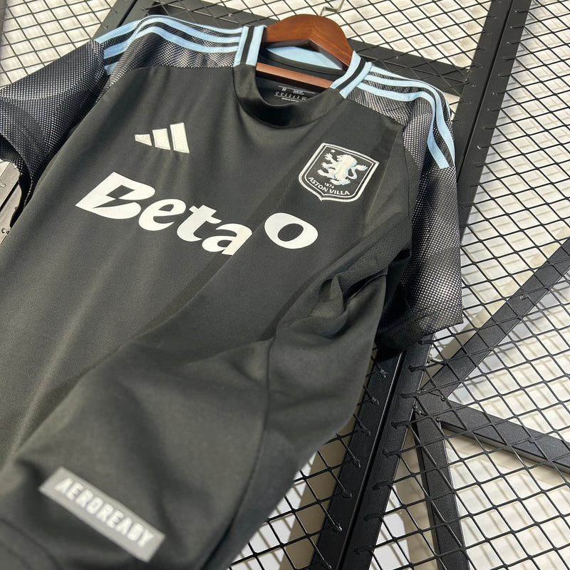 Camisa Aston Villa Away 25/26 Castore Torcedor Masculina - Lançamento