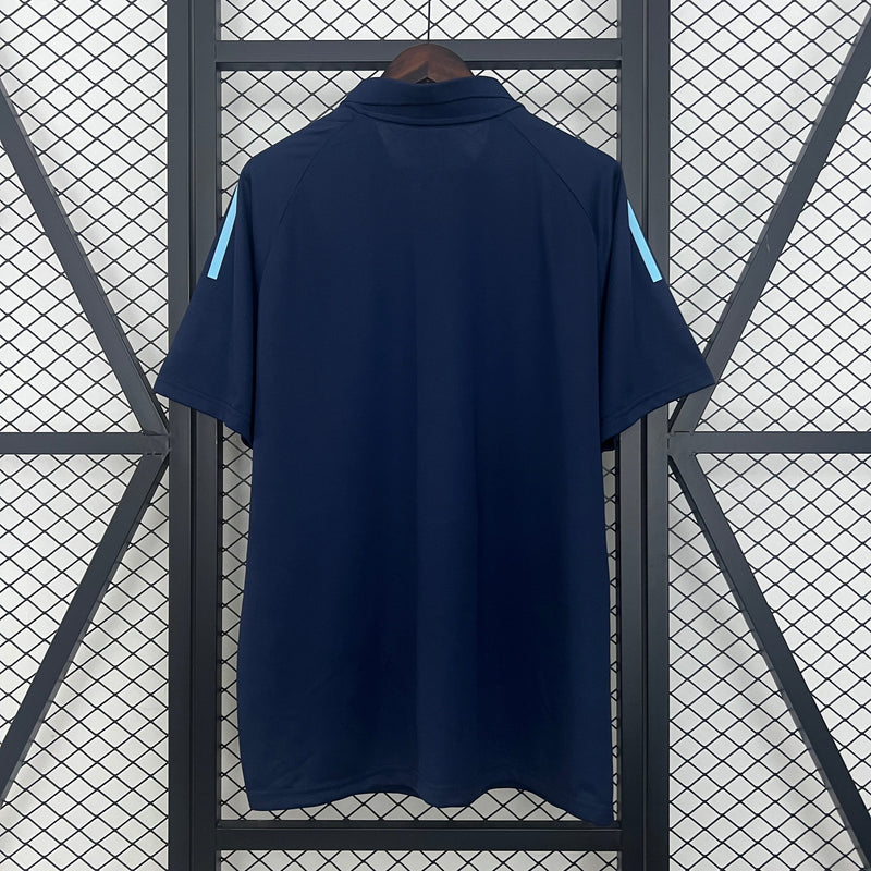 Camisa Flamengo Treino Azul Marinho Polo 25/26 - Versão Torcedor - Lançamento