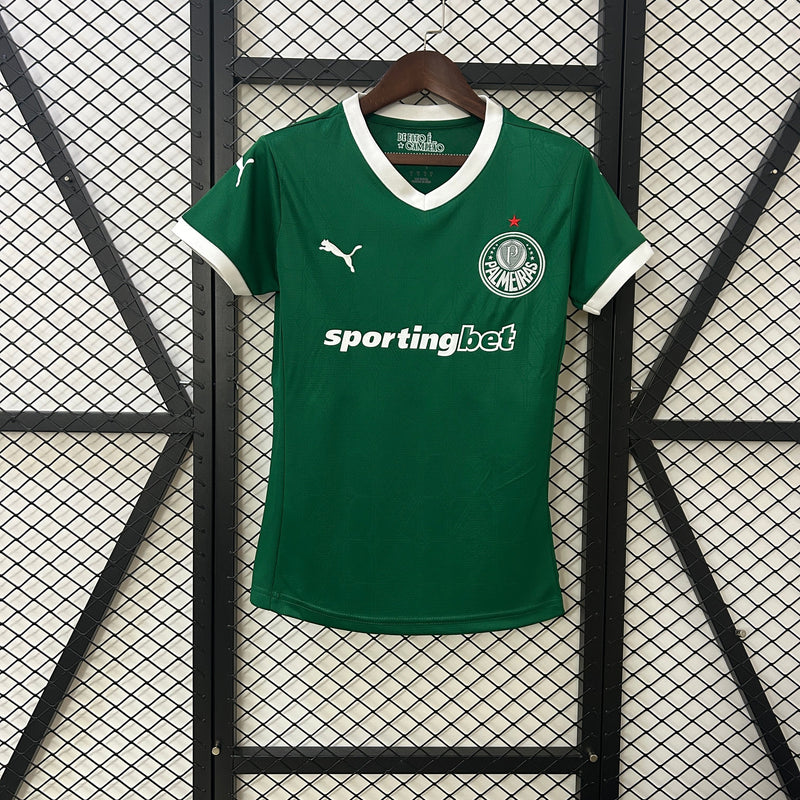 Camisa Palmeiras Home Titular 25/26 - Feminina - Lançamento