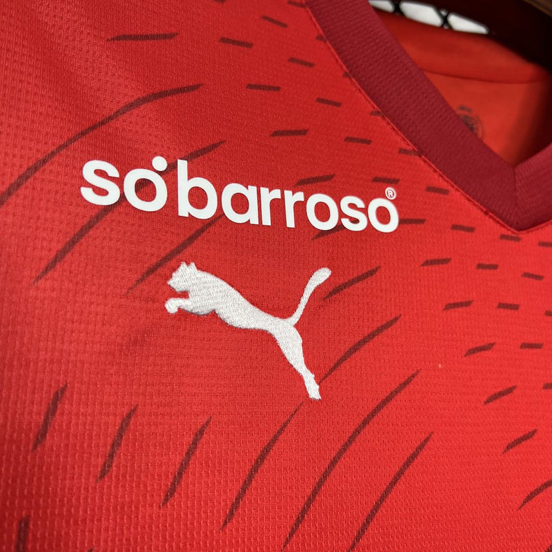 Camisa Braga Home 24/25 - Adidas Torcedor Masculina