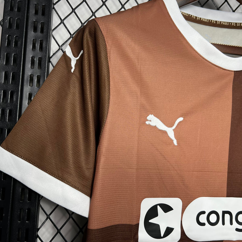 Camisa FC St. Pauli Home 24/25 - Torcedor Masculina