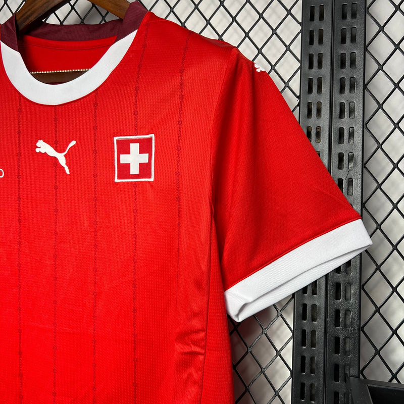 Camisa Suíça Home 24/25 - Torcedor Masculina