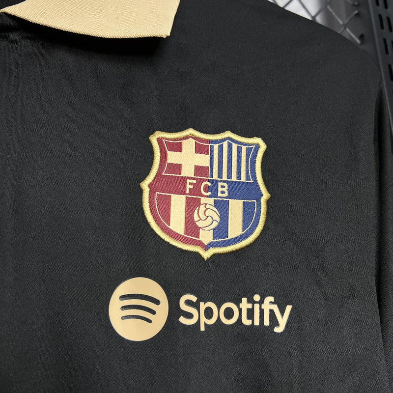 Camisa Barcelona Polo Black 24/25
